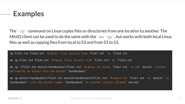 Introduction to MinIO Client (MC) Commands смотреть онлайн