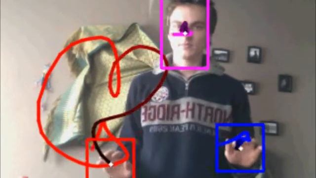 Real-time Hand tracking drawing application смотреть онлайн