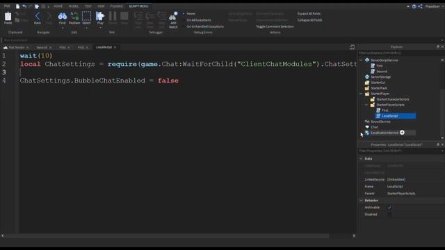 Roblox how to add bubble chat 2019 смотреть онлайн