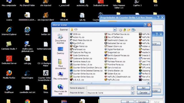 Trocando o icone do ConterStrike смотреть онлайн