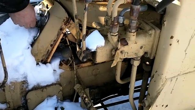 1960's Allis-Chalmers I-60 industrial tractor with backhoe COLD START смотреть онлайн