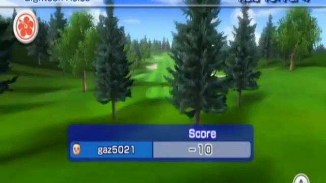 Wii Sports Resort Golf - 18 holes - 24 under par смотреть онлайн