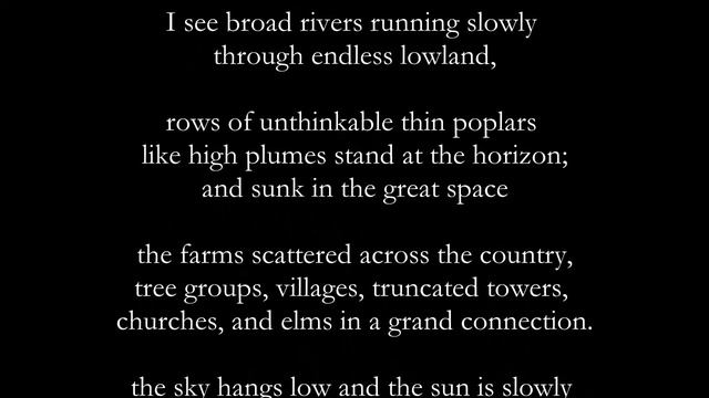 Poet: Hendrik Marsman.(1899-1940) "Remembrance of Holland" смотреть онлайн