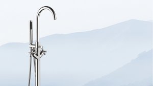 Как установить напольный смеситель Swedbe Spira