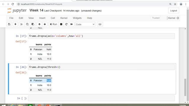 108. Specifying threshold option with Dropna in pandas: Removing null values смотреть онлайн