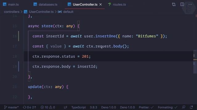 12 Deno tutorials Store user into mongo db смотреть онлайн