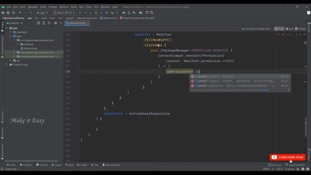 Capture Image or Choose from Gallery/Photos in Jetpack Compose | Android | Kotlin | Make it Easy смотреть онлайн