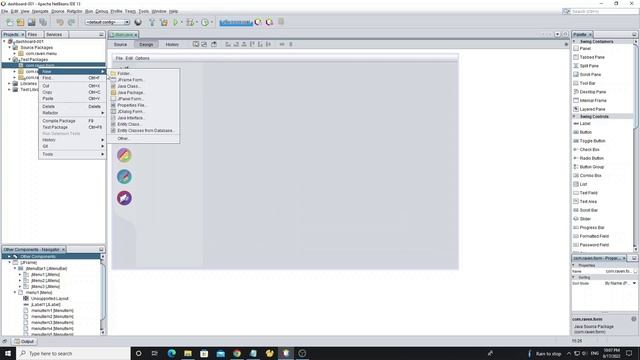 How to Create Dark Mode and Light Mode Dashboard using Java Swing смотреть онлайн
