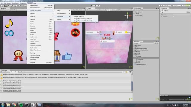 Google Play Services (Achievement,Leaderboard,AdMob,Cloud save) - Unity 3D [Tutorial][C#] смотреть онлайн