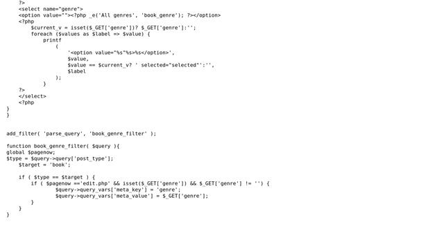Wordpress: Filter for the Custom Post List Page смотреть онлайн