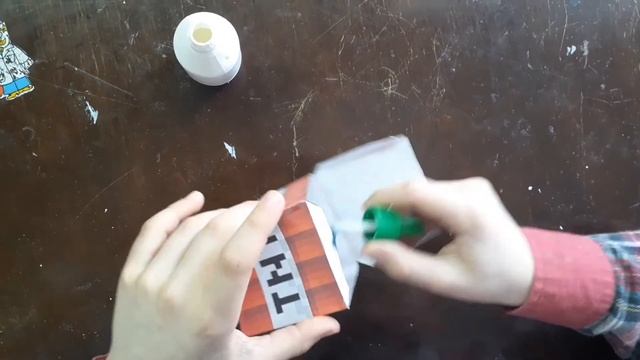 Майнкрафт из бумаги: делаю TNT смотреть онлайн