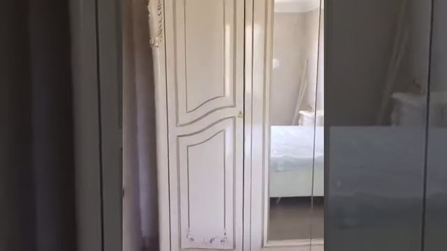 Спальня Джоконда  с 5 дверным шкафом Крем глянец Фортуна мебель