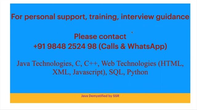 Looking for training support on Java, C/C++, Python and etc. ? смотреть онлайн
