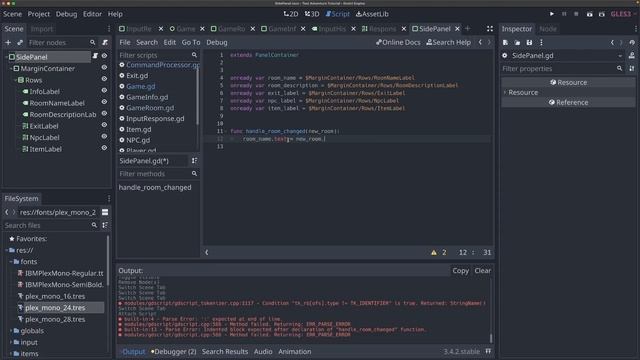 Adding a Side Info Panel - FINALE (Godot Retro Text Adventure Tutorial #18) смотреть онлайн