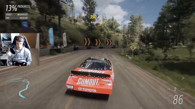 RACING A 2JZ NASCAR! Forza Horizon 5 Car Pass Reviews: Forsberg Racing Toyota Gumout 2JZ Stock Car