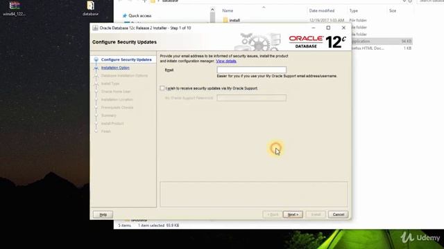 Downloading And Installing Oracle Database - Second Way смотреть онлайн