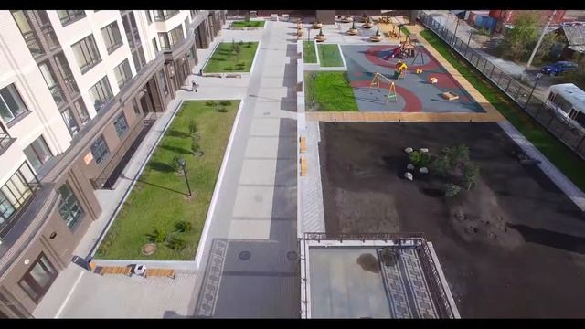 Аэросъемка - ЖК Заельцовский, Новосибирск смотреть онлайн