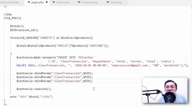 18- Carrito de compras con php, mysql, paypal y bootstrap (Guardar venta) смотреть онлайн