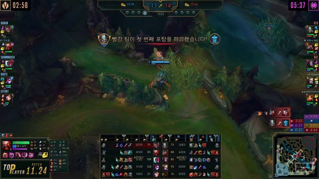 Challenger Gragas Jungle vs Graves - 챌린저 정글 그라가스 밤수 포식자 - LOL KR 11.24 смотреть онлайн