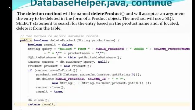 Lesson 17_2 - Android: create SQLite Database (Part II) смотреть онлайн