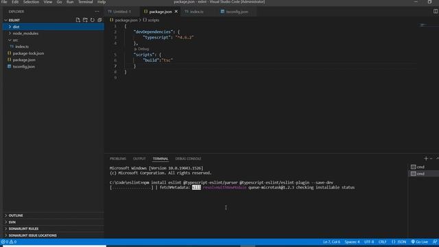 Linting in TypeScript using ESLint with VSCode - For Beginners !!! смотреть онлайн