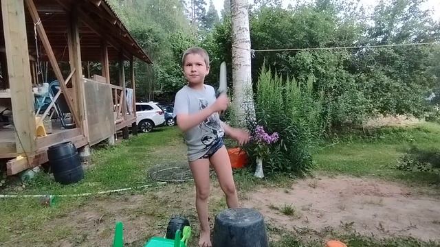 #Вася_хроника 2023-08-05 Песня пирата без щитошляпы с перкуссией смотреть онлайн