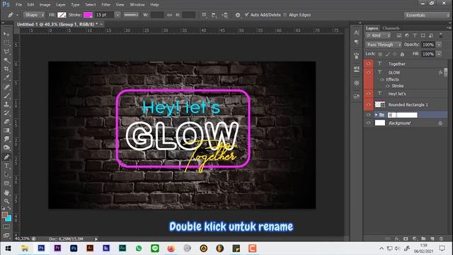 Cara Membuat Neon Text Effect di Photoshop | Glowing Text смотреть онлайн