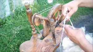 Прялка. Как работает прялка. Ножная прялка