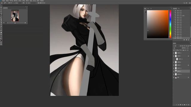 [NieR: Automata] - 2B / Speedpainting смотреть онлайн