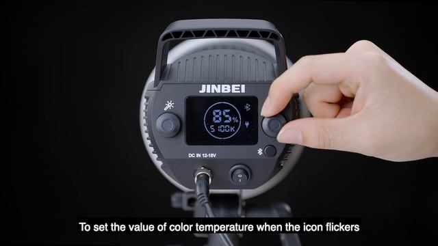JInbei EF-120/120BI LED Photo ＆ Video Light Operation Tutorial смотреть онлайн