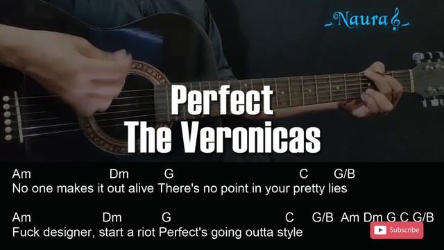 The Veronicas - Perfect Guitar Chords Lyrics смотреть онлайн
