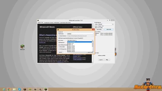 How to change Minecraft Resolution Size! смотреть онлайн