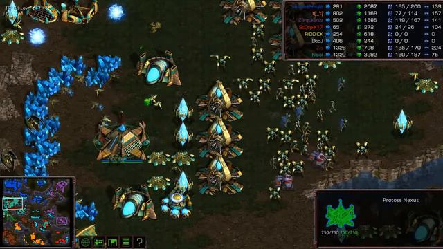 Starcraft Remastered: VidRep #6 2v2v2v2 BGH Savealifestyle@zenzukanzz