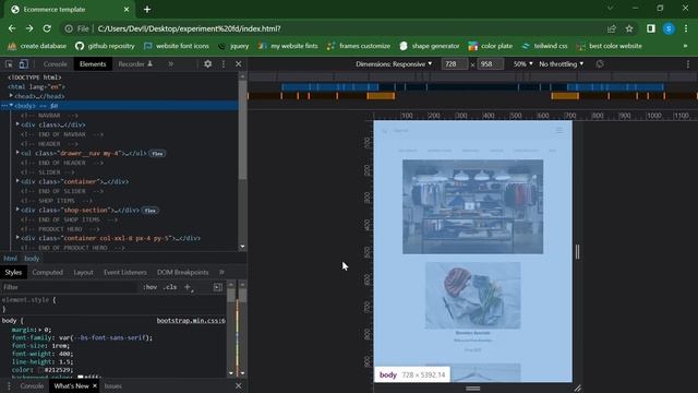 fully responsive ecommerce brooklyn store free template | A to z web development смотреть онлайн