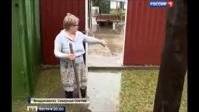 506 Россия. Ураган. Град. Город Владикавказ. 6 июня 2016. смотреть онлайн