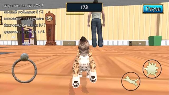 Симулятор Кота #4 Ушастый Рыжий Маленький котенок в Cat Simulator Kitty Craft с Кидом на пурумчата