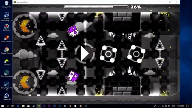 Geometry Dash 2.11 [Hard Demon] Poltergeist by LaZye الروح الشريرة смотреть онлайн