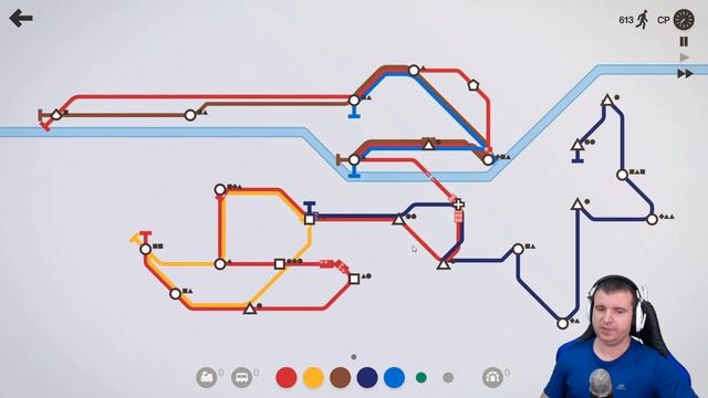 СТРОИМ МАЛЕНЬКОЕ МЕТРО В САНТЬЯГО НА 2 ИСПЫТАНИЯ ? Mini Metro #15 смотреть онлайн