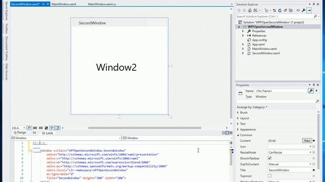 Open a new WPF Window on button click смотреть онлайн