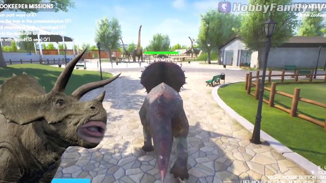 Jurassic Dinosaur vs Zoo Keeper on HobbyfamilyTV смотреть онлайн
