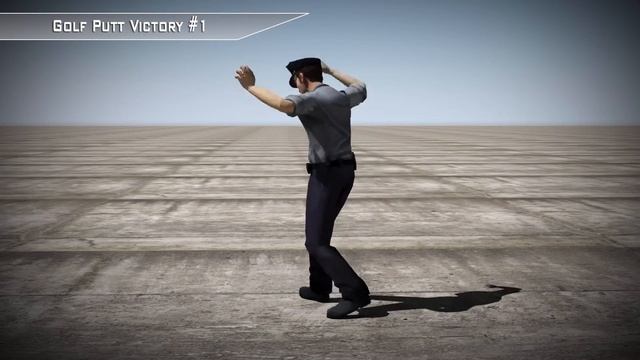 Golf Putt Victory #1 3d Motion Capture FBX смотреть онлайн