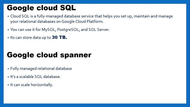Google cloud database services and Google cloud database decision tree. смотреть онлайн