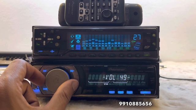 Pioneer deq 7600 working demo & after effect of changing led light смотреть онлайн