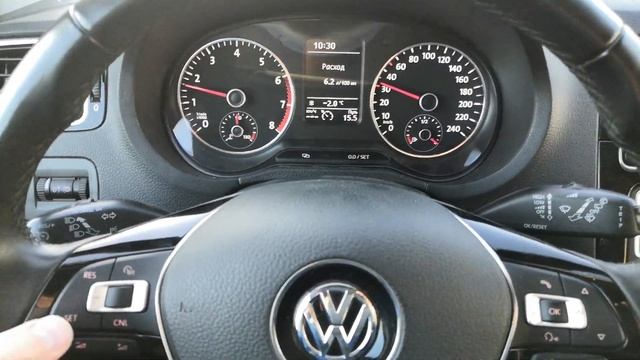 Круиз контроль на VW Polo 6R sedan CFNA через мультифункциональный руль от VW Polo 6C смотреть онлайн