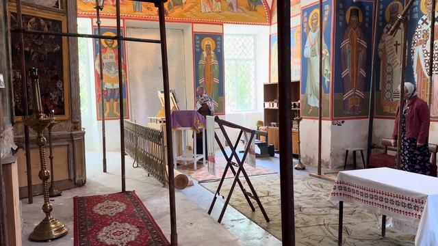 Вечерня в канун Праздника Успения Пресвятой Богородицы в селе Охотино - матушка Валентина Корниенко смотреть онлайн
