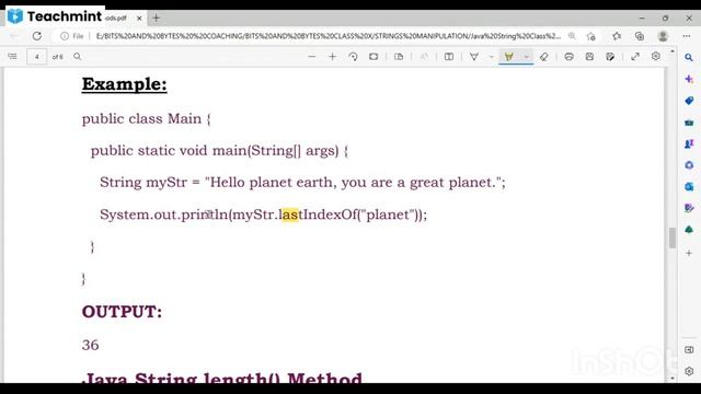 Java String Class Methods Part 2 - By Shalini Srivastava смотреть онлайн