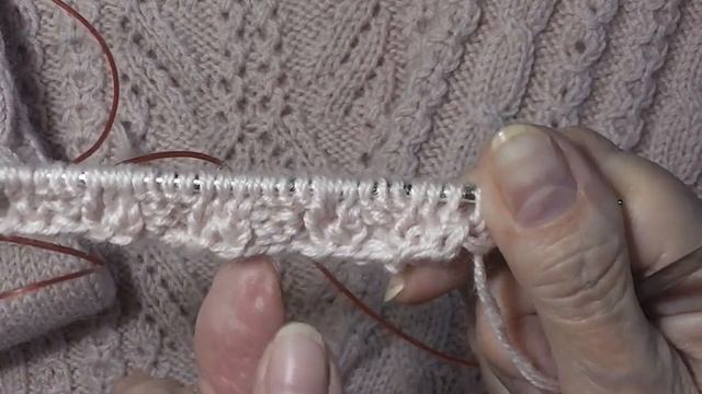 ДЖЕМПЕР "ПЫЛЬНАЯ РОЗА" МК. Ч. 4. УЗОР ДЛЯ РУКАВА смотреть онлайн