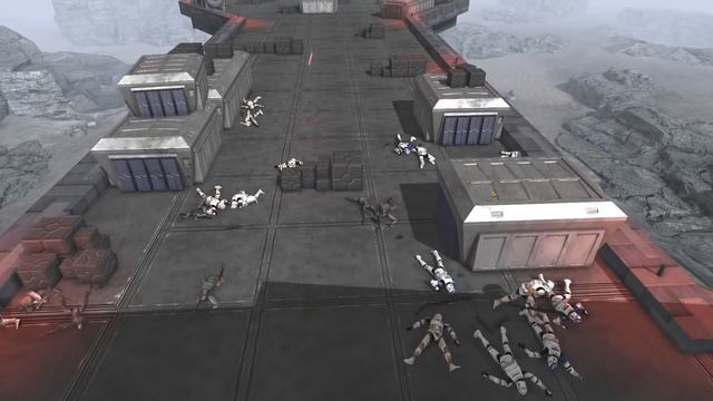 КАК В МУЛЬТИКЕ - СТАНЦИЯ РИШИ! ► Men of War: Star Wars Mod Battle Simulator смотреть онлайн