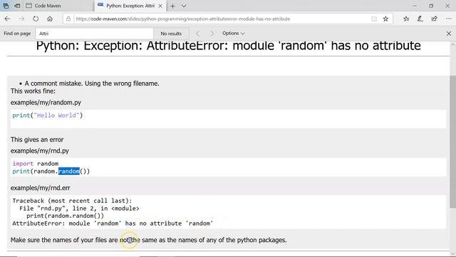 AttributeError: module has no attribute שגיאה בקוד פייתון смотреть онлайн