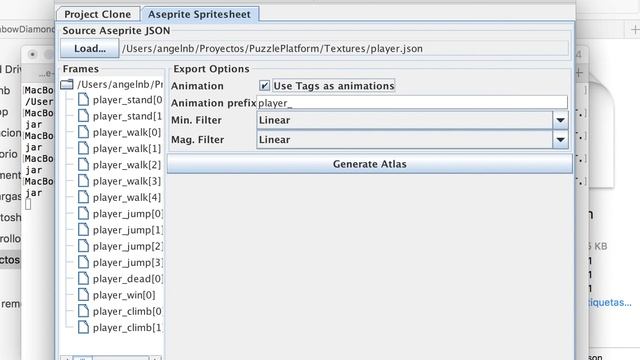 GDX Project Utils - Convert Aseprite JSON to libGDX atlas смотреть онлайн